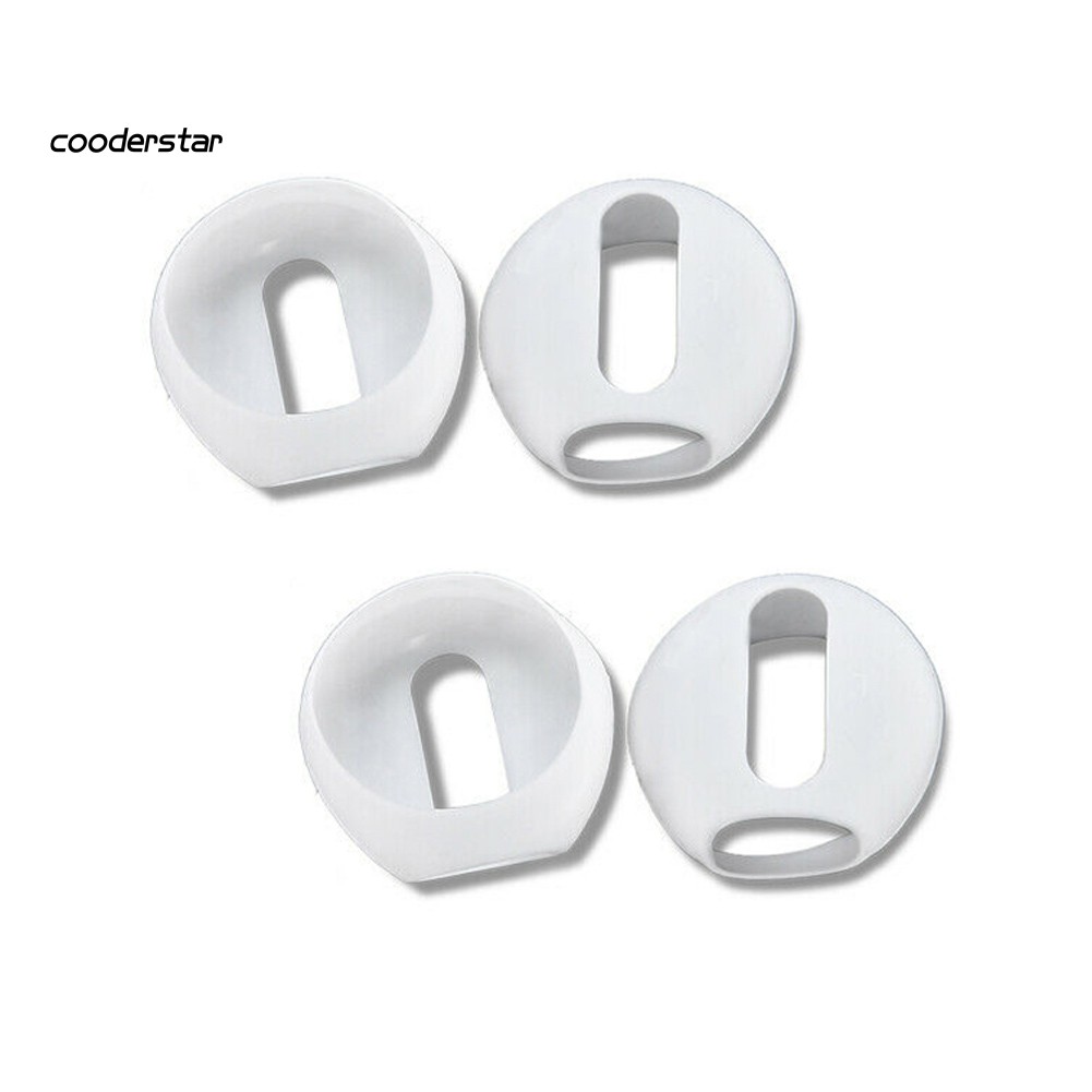 Set 2 cặp nút tai nghe silicone chống trượt thích hợp cho Airpods 1 2