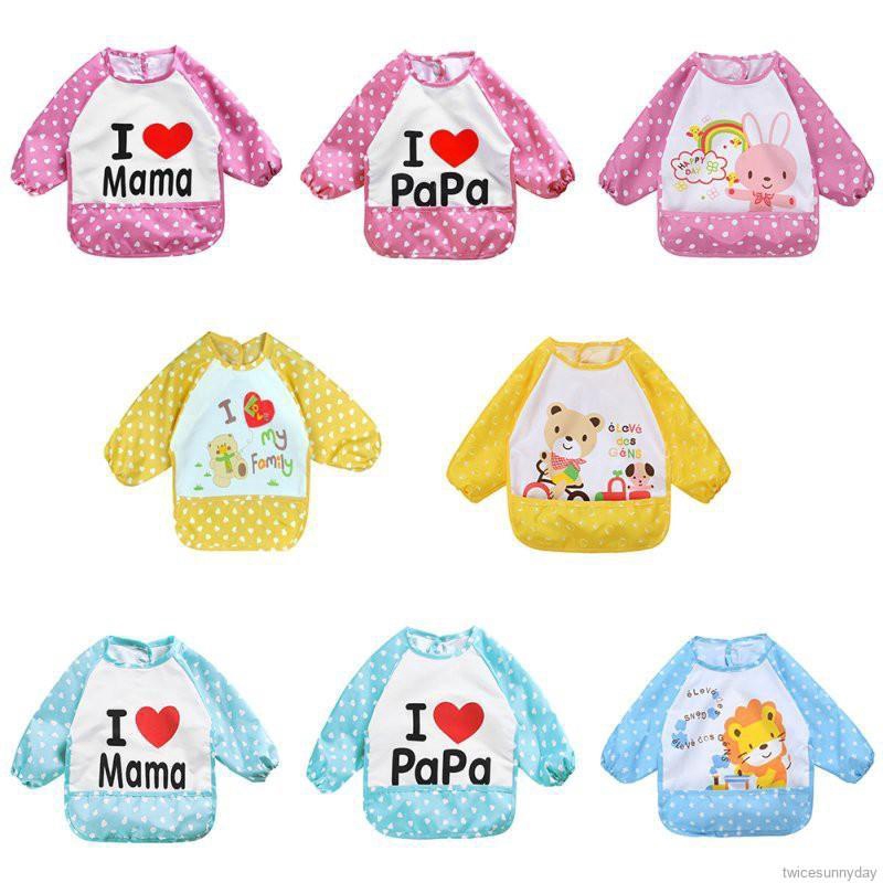 Yếm ăn chống thấm nước cho bé 1-3 tuổi