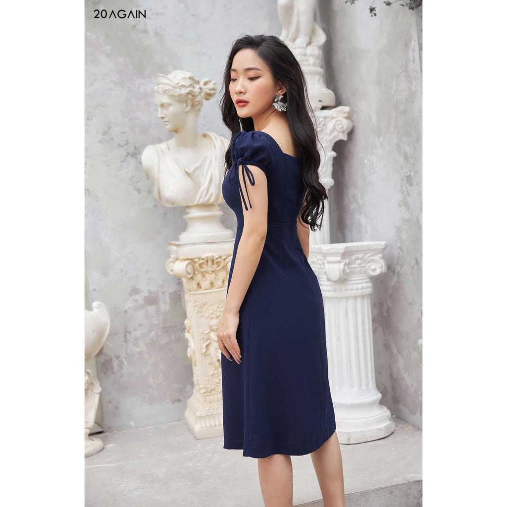 Đầm xòe chun tay 20Again DEA1480 | BigBuy360 - bigbuy360.vn