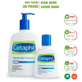 Sữa Rữa Mặt Cetaphil ⚡ CAM KẾT CHẤT LƯỢNG ⚡Sữa rửa dịu nhẹ hiệu quả không xà phòng, An toàn hiệu quả cho da