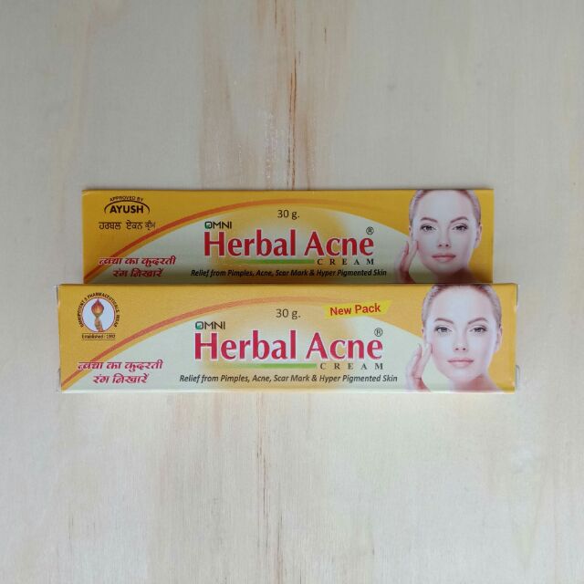 Kem giảm mụn Omni Herbal Acne Cream 30g