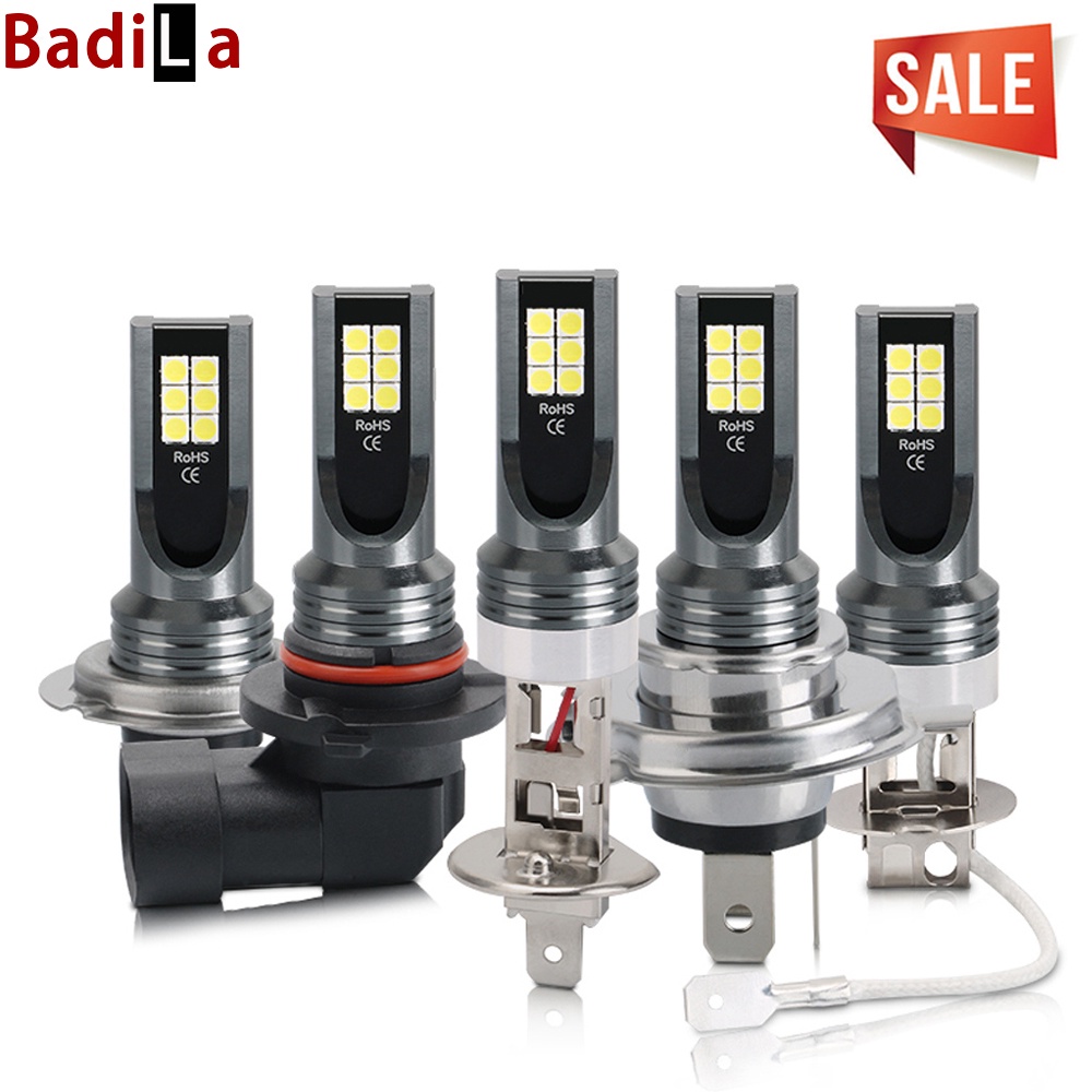 1 Đèn LED Sương Mù Siêu Sáng H1 H3 H4 H7 H11 9005 9006 3030 12smd Cho Xe Hơi