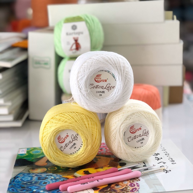 Sợi cotton lace