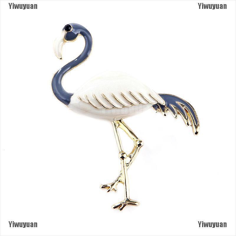 Ghim Cài Áo Hình Chim Hồng Hạc Dễ Thương