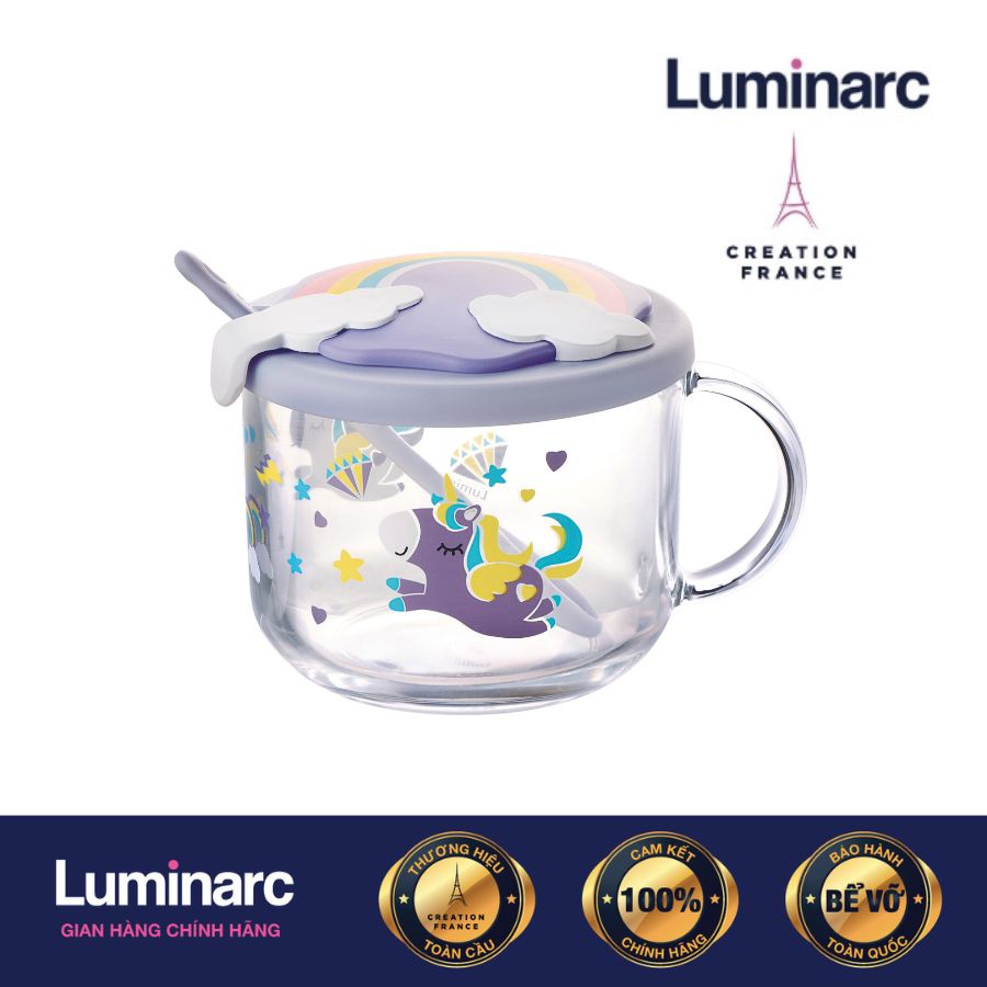 Chén Ăn Dặm Thuỷ Tinh Đổi Màu Luminarc 500ml
