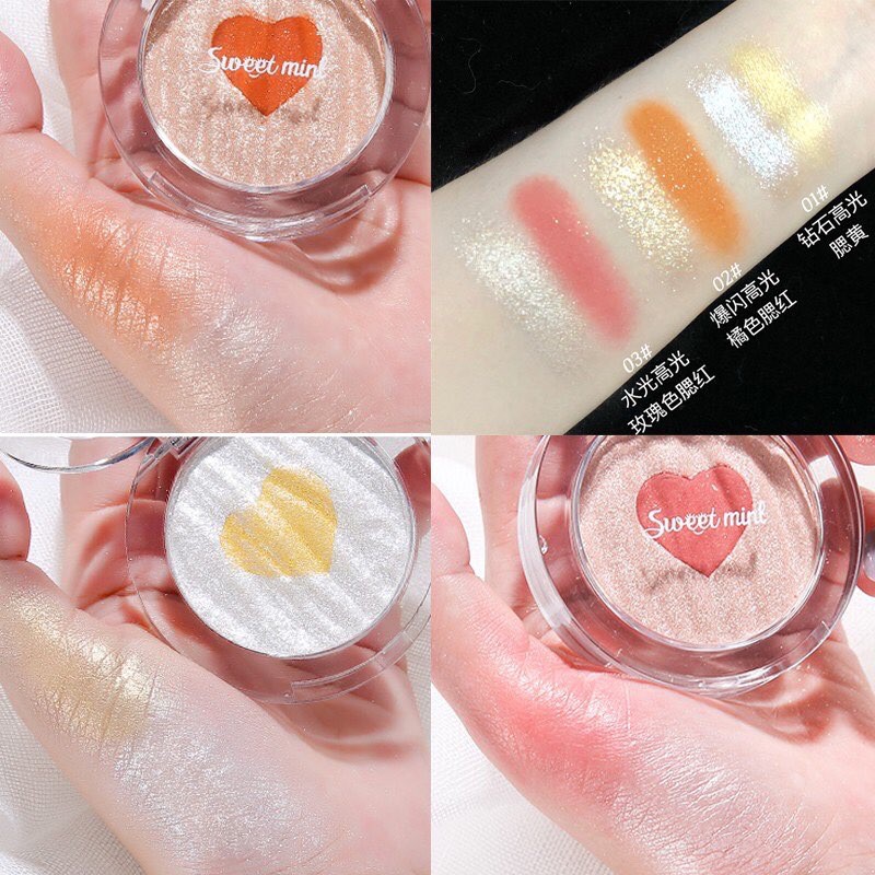 Phấn Bắt Sáng Kiêm Phấn Má Hình Trái Tim Sweet Mint | BigBuy360 - bigbuy360.vn