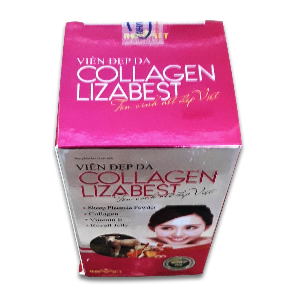 [TRẮNG MỊN HƠN]Viên uống đẹp da Collagen Lizabest chiết suất nhau thai cừu cao cấp bổ sung collagen, DHA,L-cystine | BigBuy360 - bigbuy360.vn