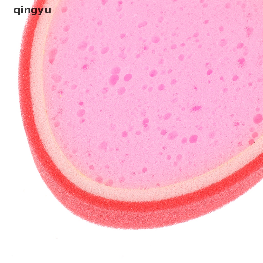 qingyu Bath Sponge Fruit Shaped Cute Body Cleaning Sponge Cartoon Bath Sponge Bath PLI