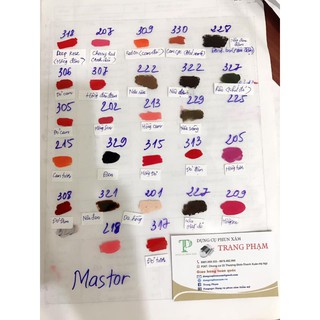 Mực phun xăm  mày môi mí mastor(307 dark pink)
