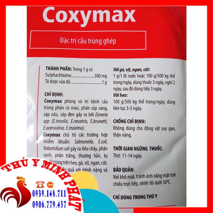 COXYMAX (100 gr) Cầu trùng ghép