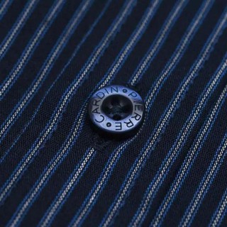 Áo sơ mi nam dài tay pierre cardin navy stripe