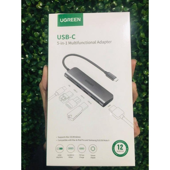 Hub chia USB 3.0 ra 4 cổng Ugreen 50985 Metal Plated Shell, Ultra Slim - Hàng chính hãng