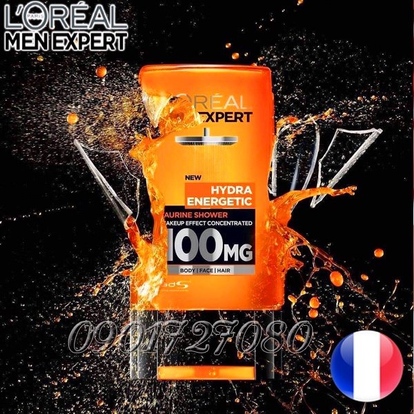 Sữa tắm Loreal Hydra Energetic - Pháp