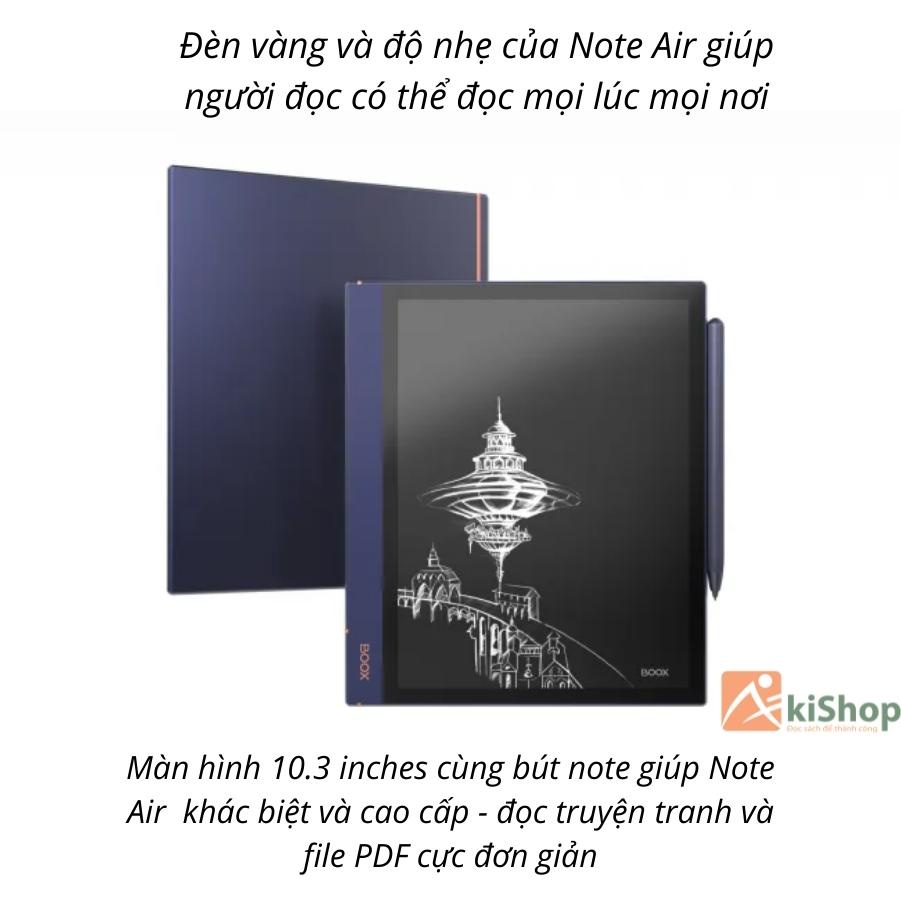 Máy đọc sách Onyx Boox Note Air 32GB chính hãng cao cấp vỏ nhôm sang trọng Akishop