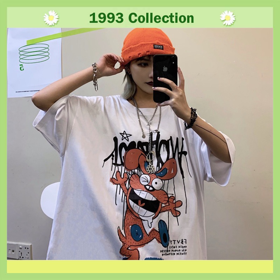 Áo thun form rộng unisex 1993 Collection, áo phông tay lỡ ATL32