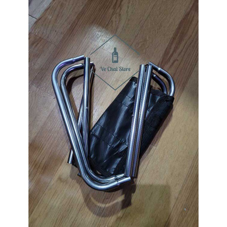 Ghế gấp siêu gọn hợp kim nhôm thép - cắm trại - câu cá - dã ngoại - phượt - ngoài trời