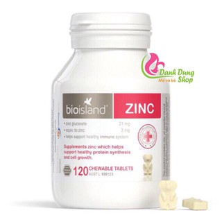 Kẽm zinc bio island cho bé 120 viên úc