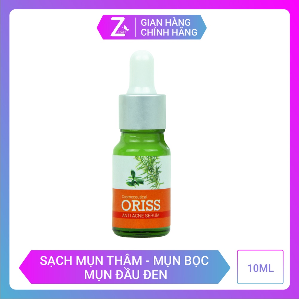 Combo Ngừa Mụn Mờ Thâm Oriss - Sữa Rửa Mặt Ngừa Mụn Oriss 100g + Serum ngăn ngừa mụn Oriss 10ml