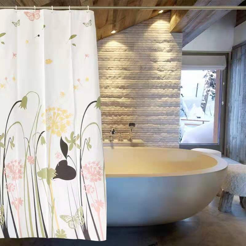 Màn treo nhà tắm Bồ công anh size lớn 1m8  x 1m8