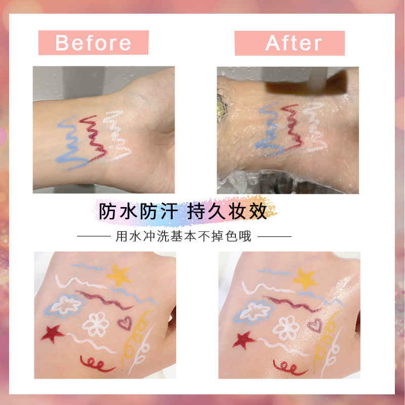 Bút Kẻ Mắt Faiccia Chống Thấm Nước Bền Màu Lâu Trôi Và Dầu Nhanh Khô Nhiều Màu Tùy | BigBuy360 - bigbuy360.vn