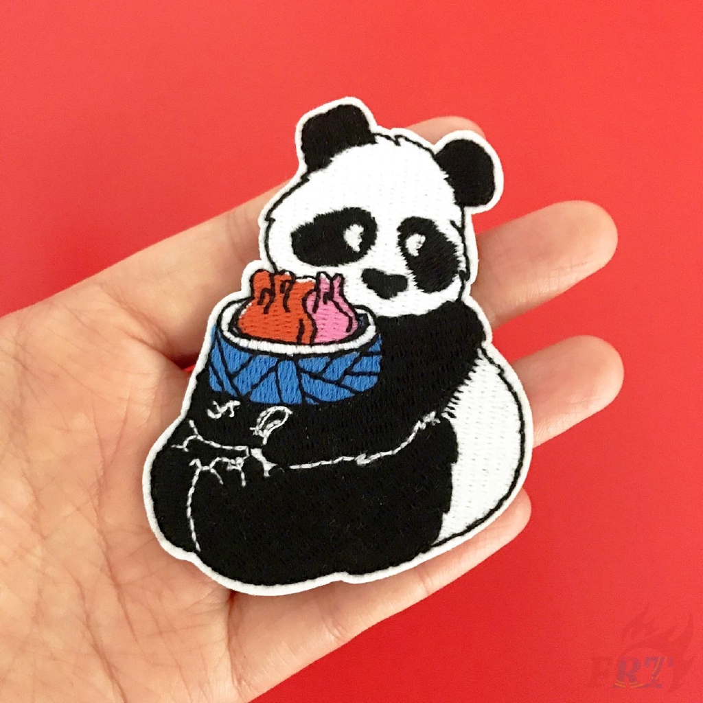 ❀ Miếng Dán Ủi Hình Gấu Trúc Dễ Thương ❀ 1pc Tự Làm May Trên Các Bản Vá Lỗi