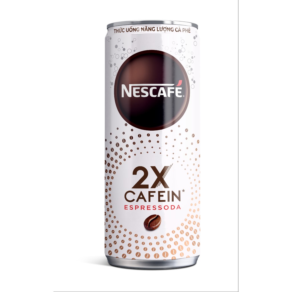 Lốc 6 lon Thức Uống Năng Lượng Cà Phê NESCAFÉ ESPRESSODA 330ml/lon