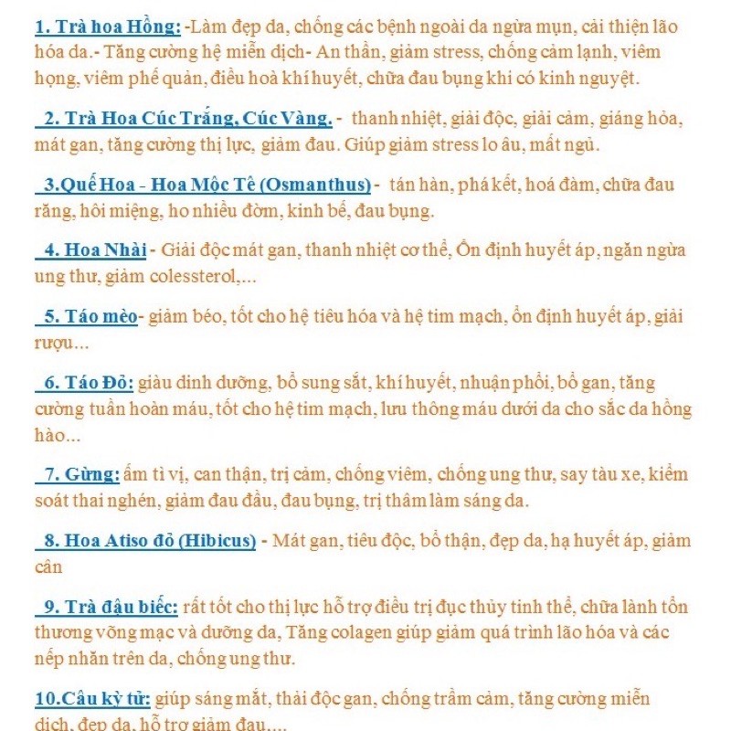 Trà hoa cúc - trà viên hoa cúc đường phèn mật ong - đường đen