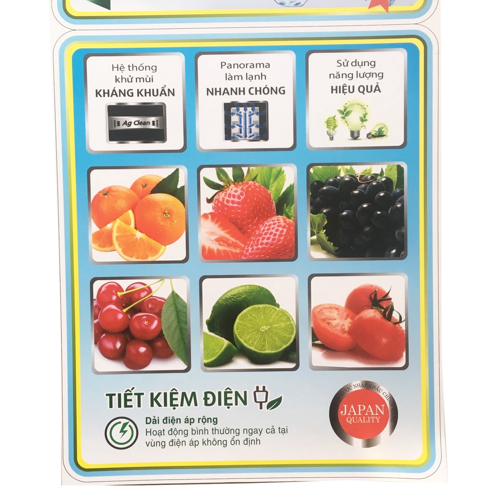 Miếng dán tủ lạnh Pana [TẶNG KEO 2 MẶT] tem dán tủ lạnh Pana