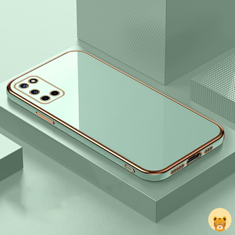 Ốp Điện Thoại Mạ Điện 7 Màu Sang Trọng Đơn Giản Dành Cho Oppo A92 A52