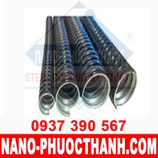 Ống ruột gà lõi thép luồn dây điện bọc nhựa PVC 1/2" phi 20 ( Cuộn 50 mét)