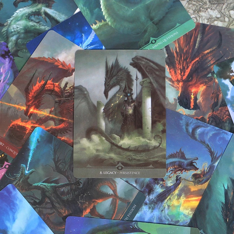 Star Dragons Oracle Card Game Tarot Bộ Thẻ Bài Tarot Thiết Kế Sáng Tạo Độc Đáo