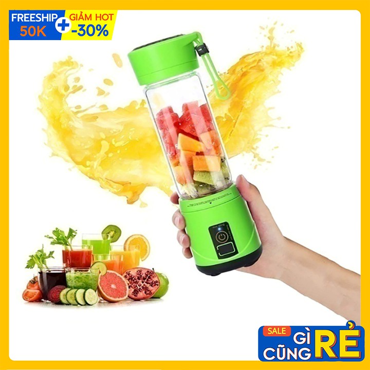 Máy xay mini, xay sinh tố không dây cầm tay