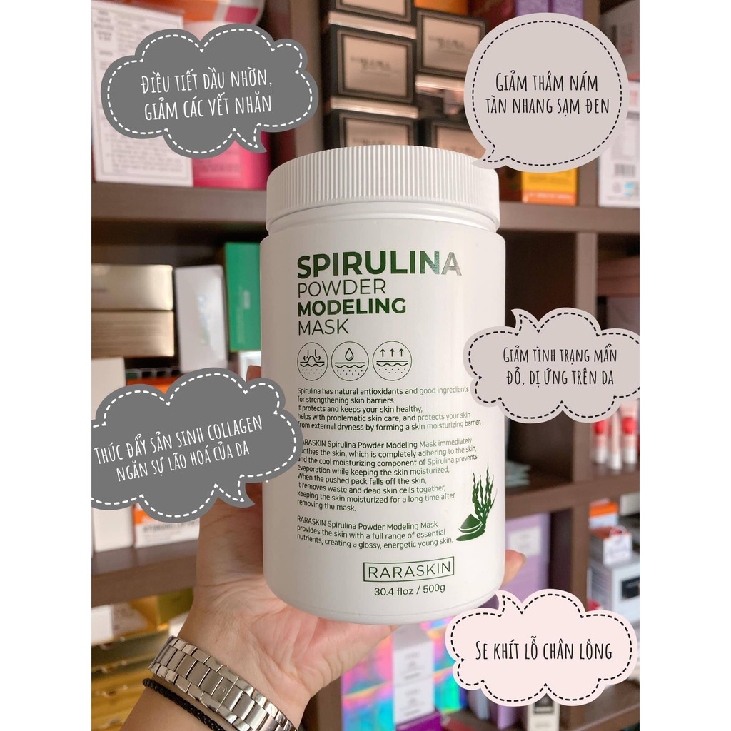 MẶT NẠ TẢO BIỂN XOẮN NỘI ĐỊA HÀN QUỐC MẶT NẠ TẢO RARASKIN DÀNH CHO SPA