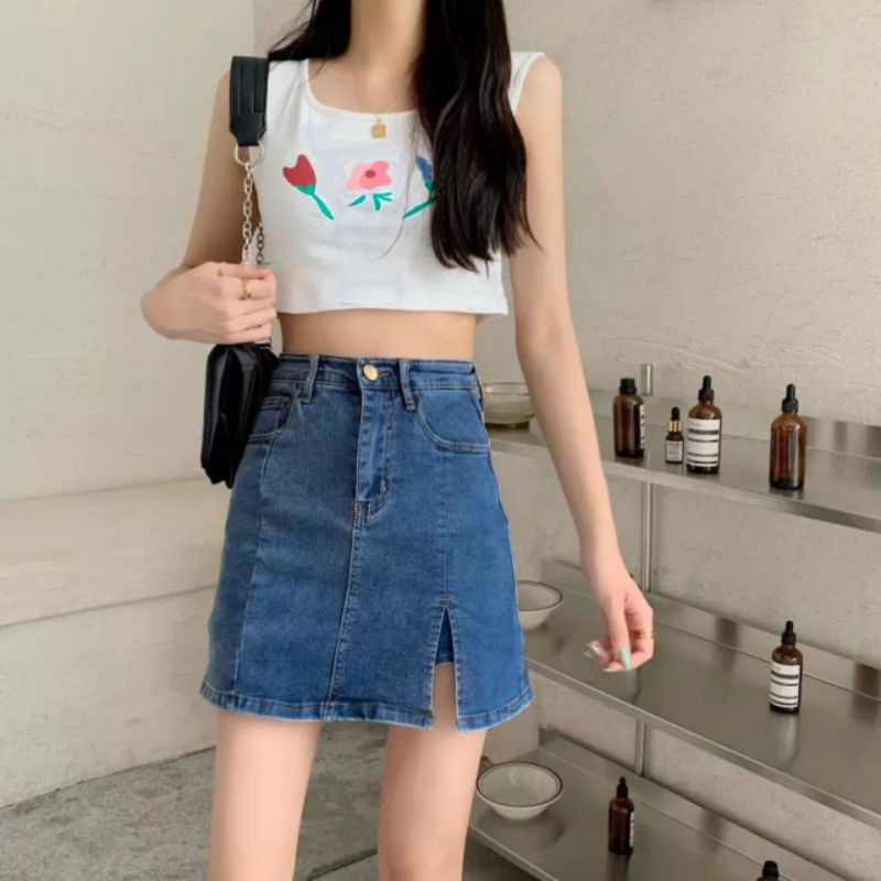 [chân váy chữ a][ chân váy ngắn] Siêu hot trend 2021( có quần trong )