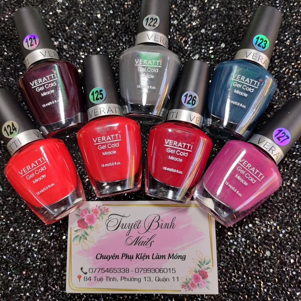 Sơn gel lạnh cao cấp không cần hơ máy hiệu VERATTI - MS