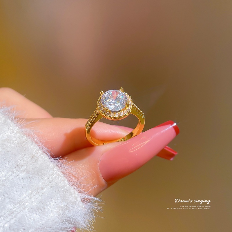 Gold Plated Open Rings Simple Fashion Personality