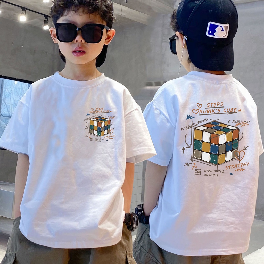 Áo Thun Cotton Tay Ngắn Phong Cách Mới Dành Cho Bé Trai 2022