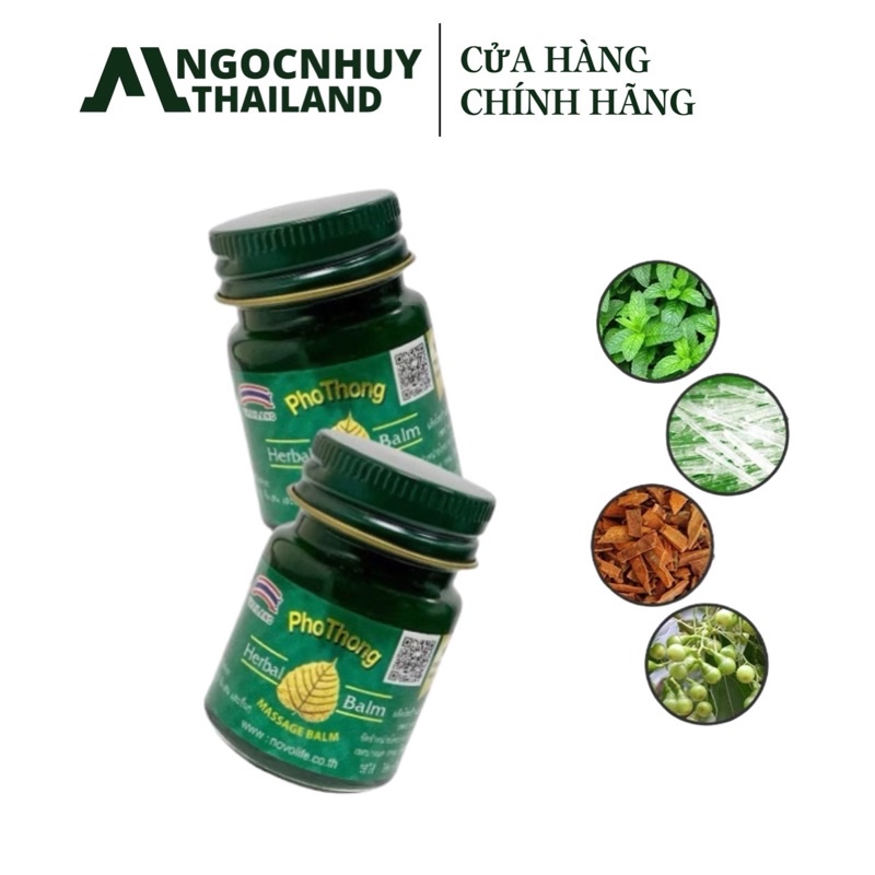 Dầu cù là lá Bồ Đề MASSAGE BLAM 15gram Thái Lan [DẦU CÙ LÀ THƠM]