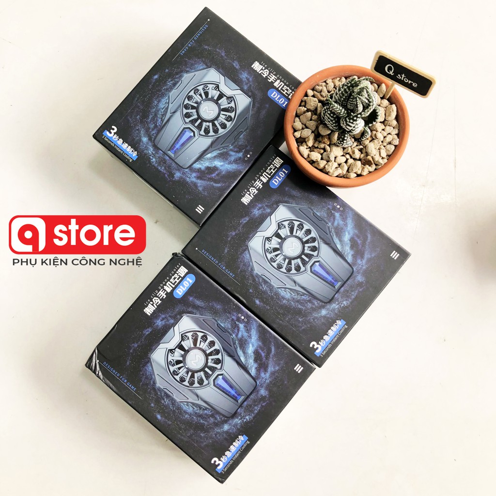 Quạt tản nhiệt Memo DL05 Qstore, Quạt tản nhiệt Game cho điện thoại Cực Xịn