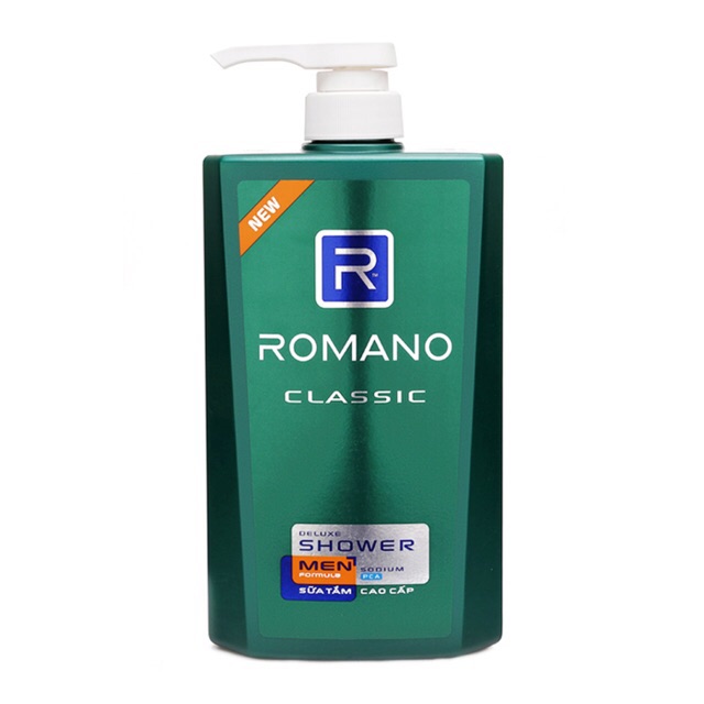 Sữa tắm hoặc dầu gội Romano  650g