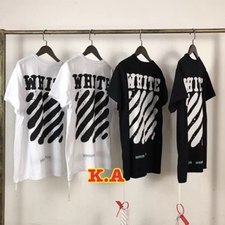 Áo thun tay lỡ unisex O WHITE