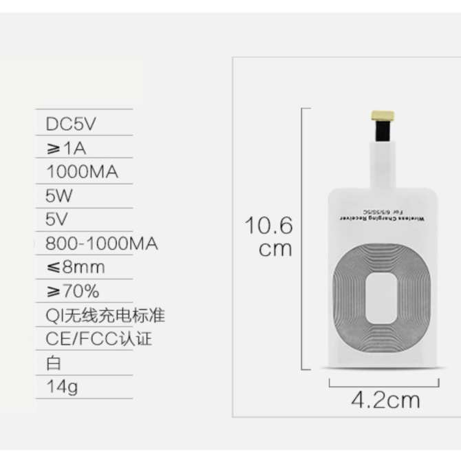 Chip sạc không dây cho iPhone/Samsung/Oppo
