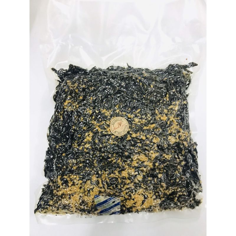 Rong Biển Cháy Toỉ 100g túi zip -  TRÁI CÂY SẤY CÔ BA