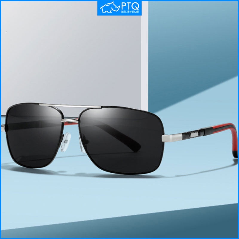 Kính Mát Phân Cực Phân Cực Gọng Nhôm Phong Cách Cổ Điển Thời Trang Cho Nam Và Nữ