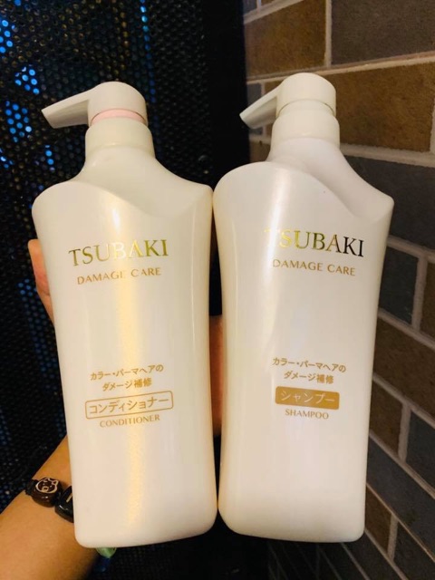 Bộ Dầu Gội Xã TSUBAKI SHISEIDO DAMAGE CARE (TRẮNG)