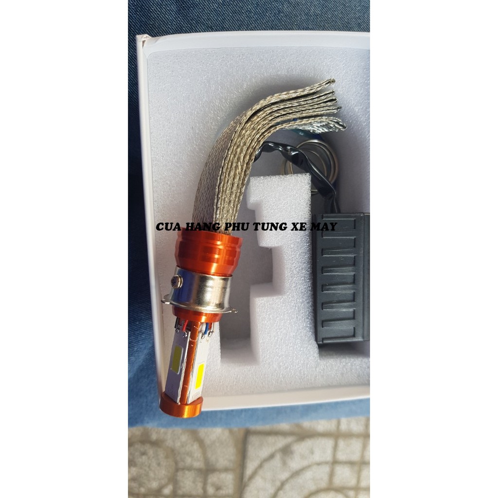 Đèn LED râu 3 tia siêu sáng cho các loại xe