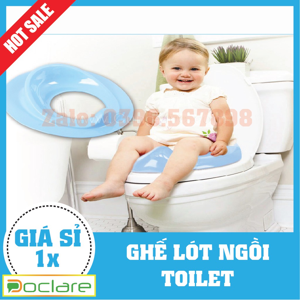 GHẾ LÓT NGỒI TOILET CHO BÉ [NHỰA]