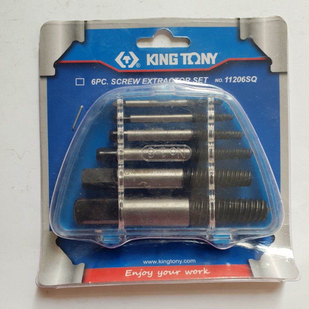 [GIẢM GIÁ SỐC] Bộ 6 mũi vít Kingtony tháo bulong, ốc vít bị gãy