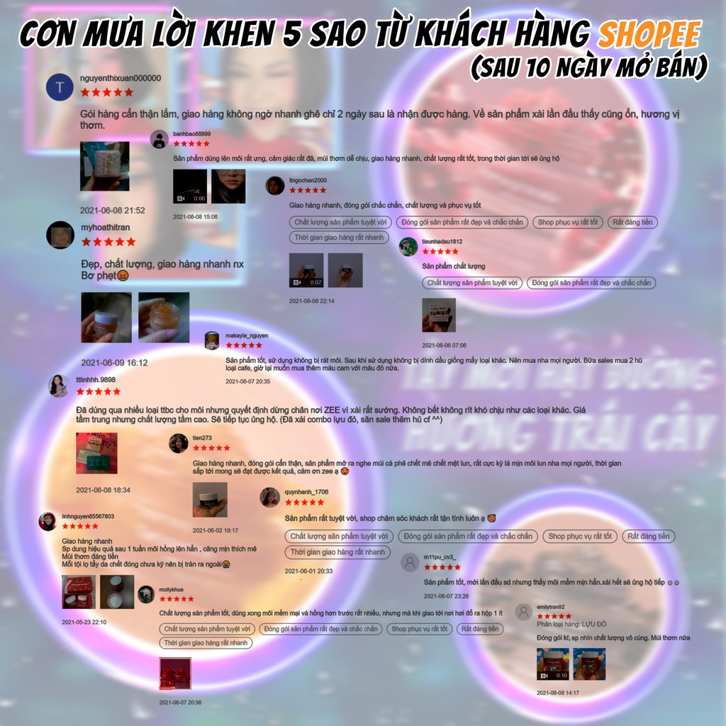 [CHÍNH HÃNG] Bộ Đôi Chăm Sóc Môi Lựu Đỏ ZEE ZEE - Tẩy TBC môi & Son Dưỡng mặt nạ ngủ giúp môi mềm mịn hồng hào căng mọng | BigBuy360 - bigbuy360.vn