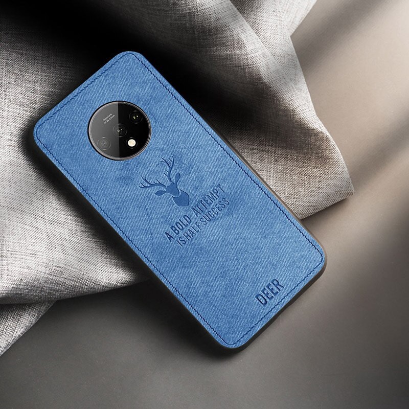  Oneplus 7T Oneplus 7t Pro One Plus 7t 7 t Pro Case Deer Cloth Phone Case Soft Back Cover